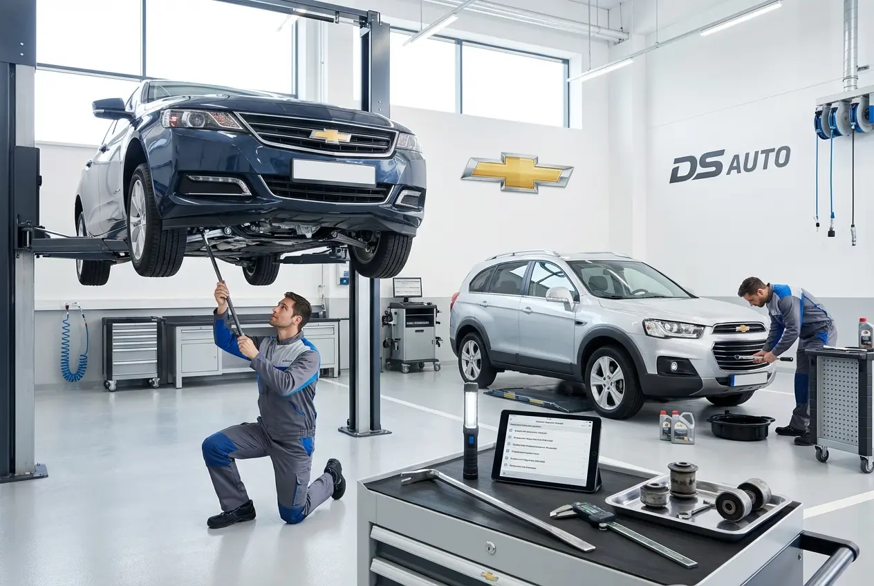 Проверка подвески автомобиля Chevrolet в Жуковском — диагностика передней подвески Chevrolet в автосервисе DS Auto
